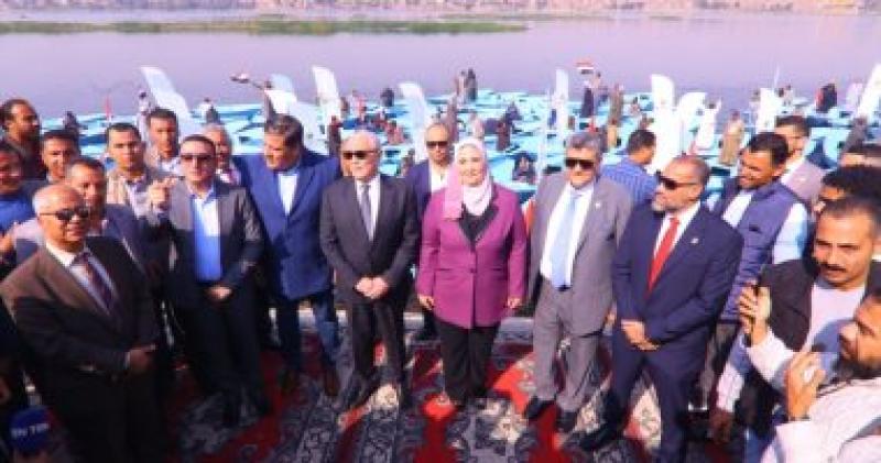وزيرة التضامن: تسليم 680 مركب صيد لصغار الصيادين ضمن مبادرة الرئاسة ”بر أمان”