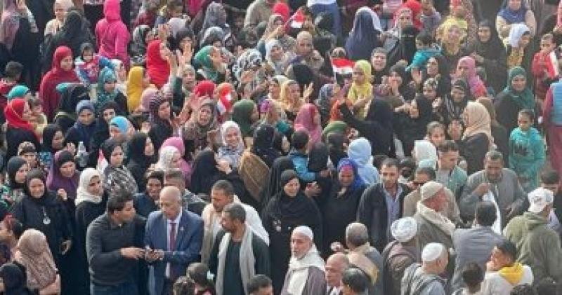 استمرار توافد الناخبين للإدلاء بأصواتهم في بورسعيد خلال اليوم الثاني للانتخابات الرئاسية