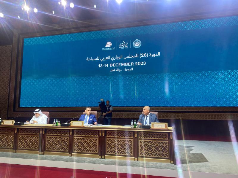 وزير السياحة يترأس اجتماع الدورة 33 للمكتب التنفيذي للمجلس الوزاري العربي للسياحة بالعاصمة القطرية