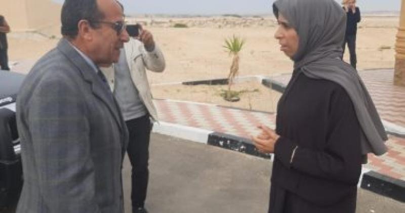 محافظ شمال سيناء يلتقى وزيرة التعاون الدولي