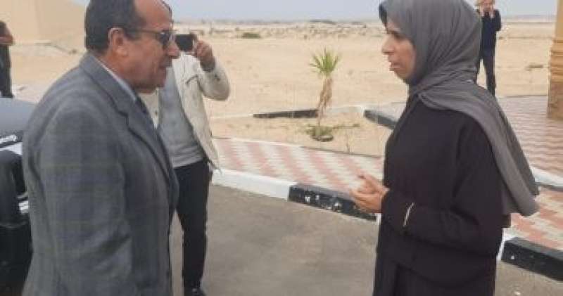 محافظ شمال سيناء يلتقى وزيرة التعاون الدولى القطرية