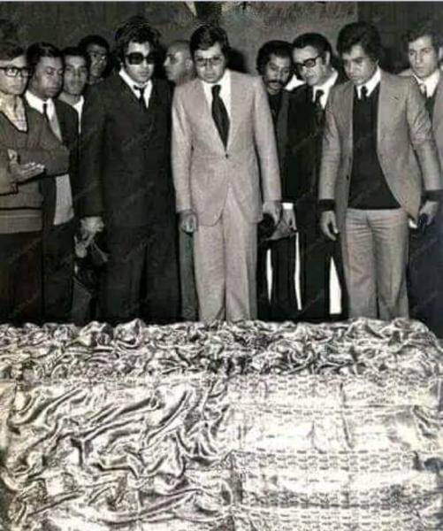 جنازة الفنان فريد الأطرش بحضور نجوم الفن