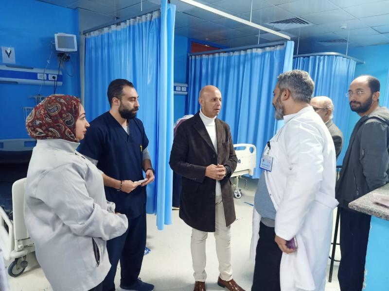 صحة الشرقية:مسعود يتابع الخدمة الطبية بمستشفى الزقازيق العام