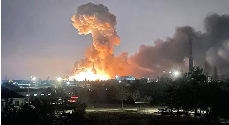 انفجار فى أوكرانيا