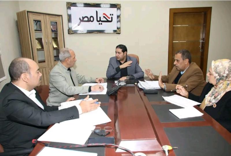 نائب محافظ  بنى سويف يعقد اجتماعًا تحضيريًا لدراسة حالات التقنين