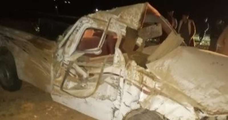 إصابة 19 شخصا فى حادث انقلاب سيارة بالمنيا