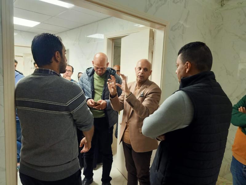صحة الشرقية:مسعود  يتفقد سير العمل بمستشفى بلبيس المركزي