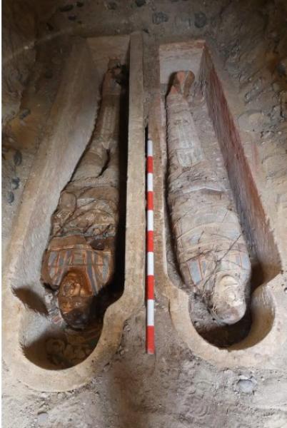 اكتشاف أثري جديد في البهنسا بالمنيا.. (تفاصيل وصور)
