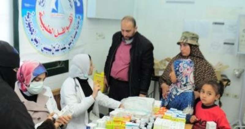 تقديم خدمات طبية لـ1240 مواطنا بقافلة لقرية الروضة بكفر الشيخ ضمن حياة كريمة