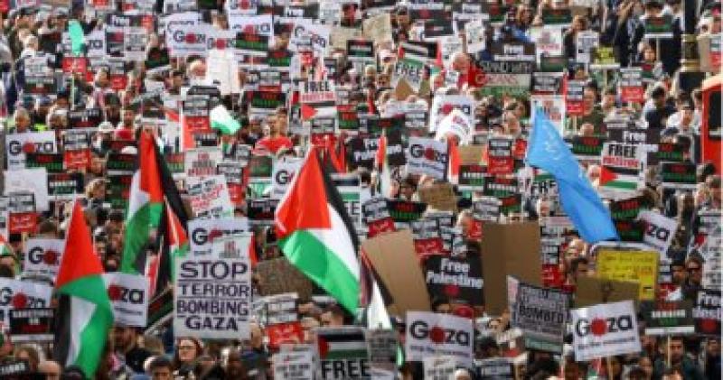 مسيرات تأييد فلسطين فى لندن