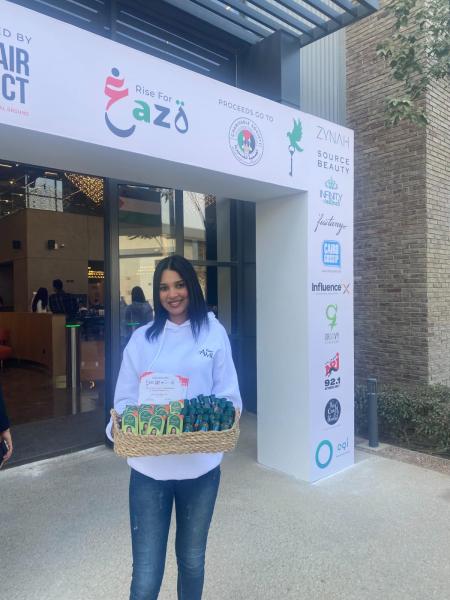 دابر تشارك في معرض The Hair addict وتتبرع بـ 40% من إجمالي مبيعات المعرض لدعم غزة