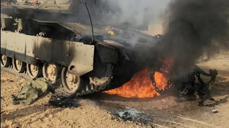 «القسام» تعلن استهداف وتدمير آليات إسرائيلية في حي تل الهوى غرب غزة