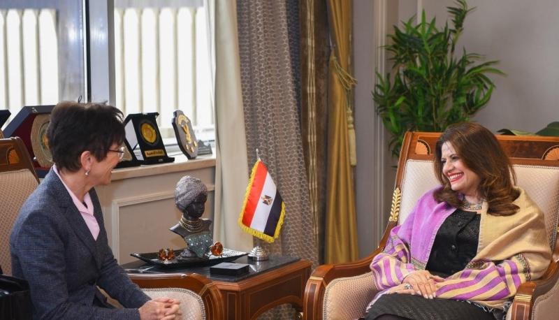 وزيرة الهجرة تستقبل سفيرة سويسرا لدى مصر لبحث سبل التعاون (صور)