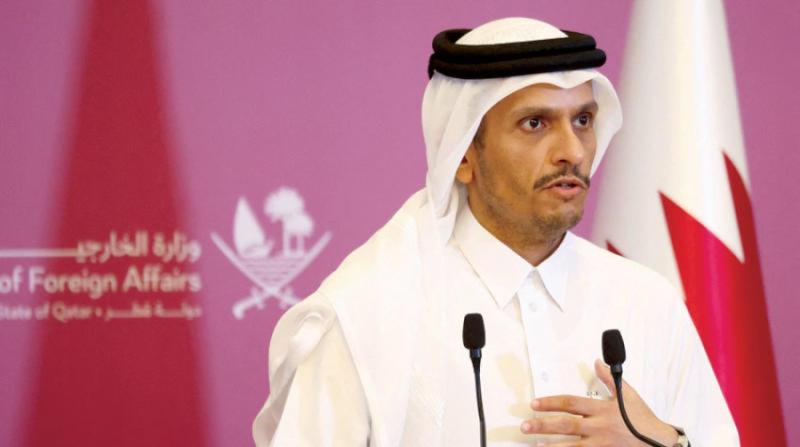 رئيس مجلس الوزراء وزير الخارجية القطري الشيخ محمد بن عبدالرحمن بن جاسم آل ثاني
