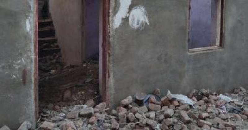 انهيار منزل قديم فى سوهاج دون حدوث إصابات بشرية