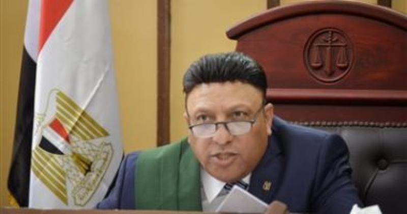 المستشار جودت قديس رئيس محكمة جنايات بورسعيد