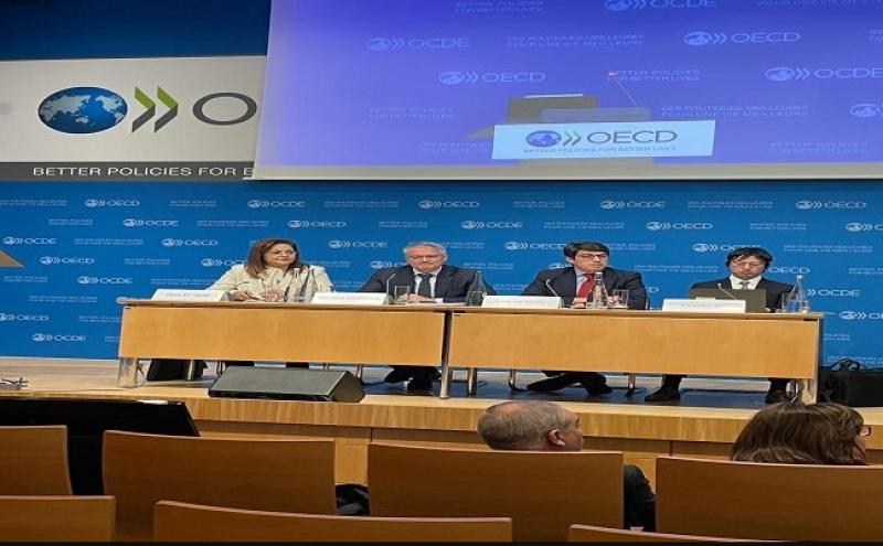 هالة السعيد: تقرير «OECD» عن مصر يشمل التغلب على التحديات الاقتصادية ودفع عجلة النمو المستدام