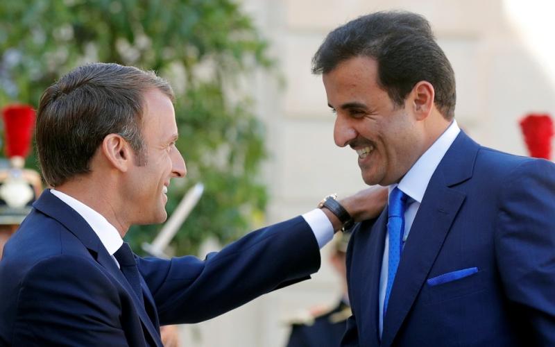 الرئيس الفرنسي وأمير قطر يؤكدان الحاجة الملحة لوقف فوري ودائم لإطلاق النار في غزة