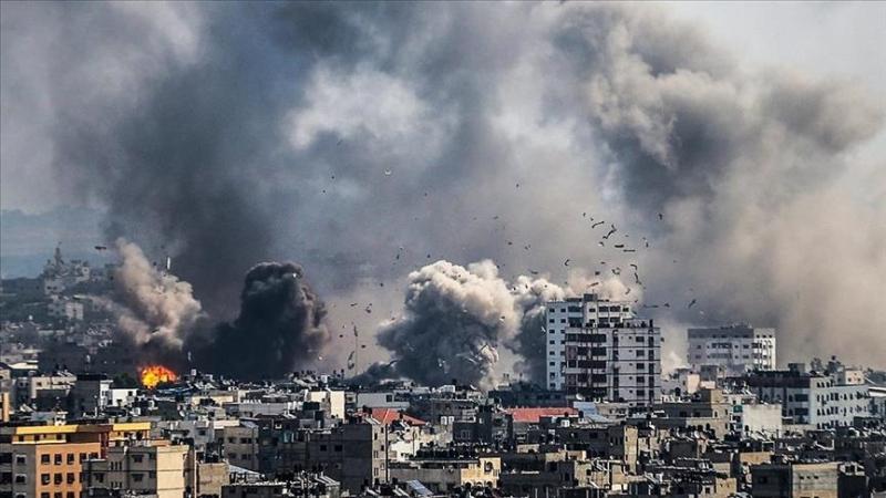 قصف غزة