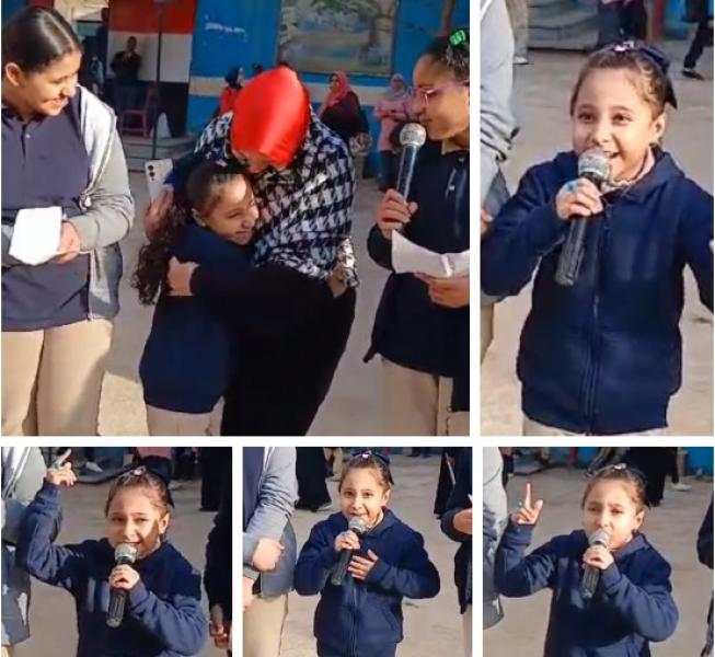الطالبة مريم أحمد تتألق كعادتها بأنشودة جديدة بعنوان”أحباب رسول الله”..( فيديو وصور)