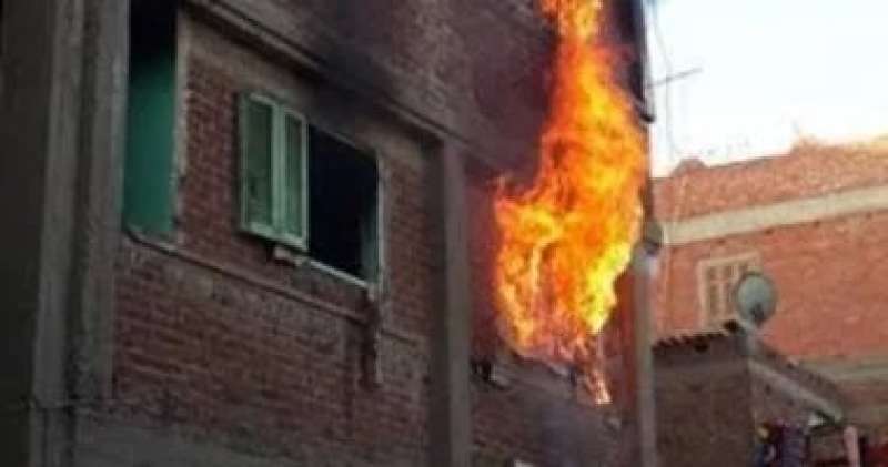 إخماد حريق داخل منزل فى الصف دون إصابات