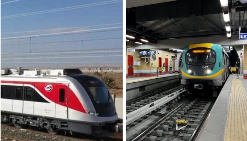 ”النقل”  تعلن مواعيد التشغيل اليومى لخطوط مترو الأنفاق والقطار الكهربائي الخفيف LRT