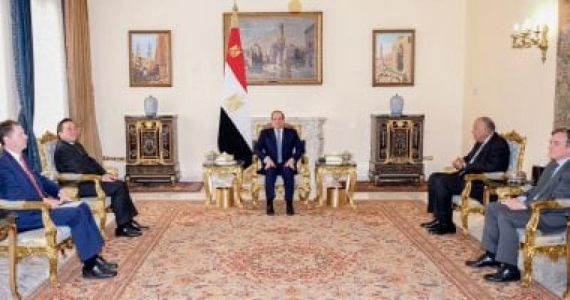 الرئيس عبد الفتاح السيسي ووزير الخارجية الإسباني