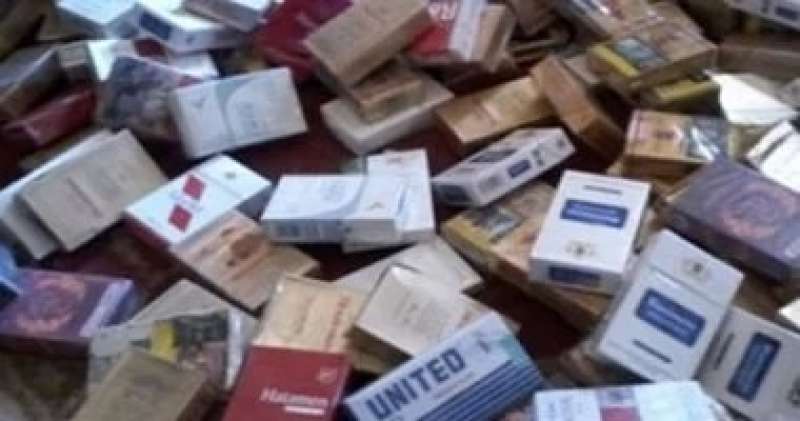 ضبط 13 ألف علبة سجائر مهربة في كمين بنطاق مركز مطوبس بكفر الشيخ