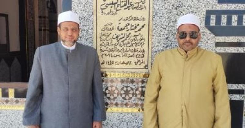 افتتاح مسجد الفتح بقرية محمود شلتوت