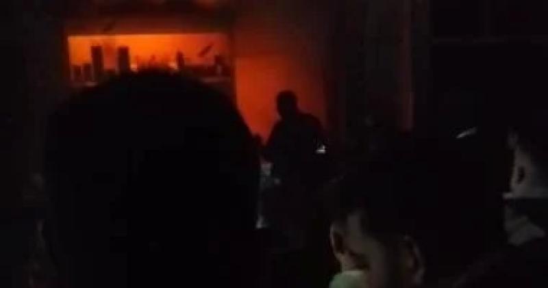 اندلاع حريق هائل داخل محل مشويات شهير بمدينة نصر