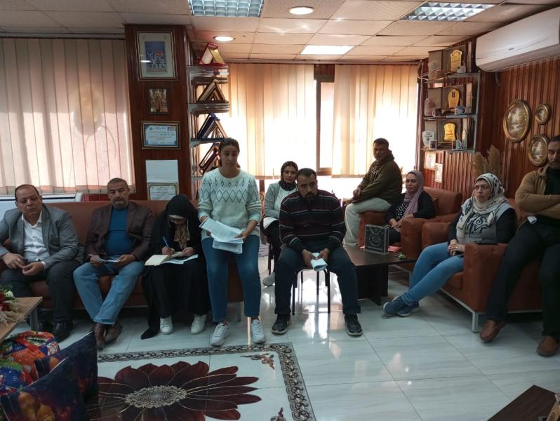 صحة الشرقية:مسعود يجتمع بإدارة أبو حمادومشرفي المديرية