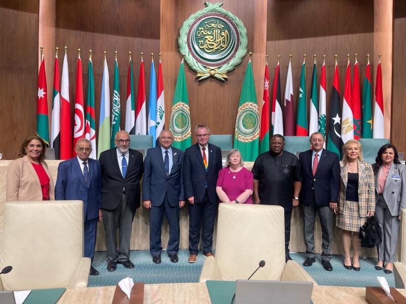 رئيس الروتاري الدولي يزور الأمين العام لجامعة الدول العربية لبحث أوجه التعاون المشترك