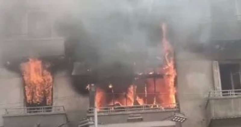 السيطرة على حريق بشقة سكنية بعقار بمنطقة ترعة الشابورى بشبرا الخيمة