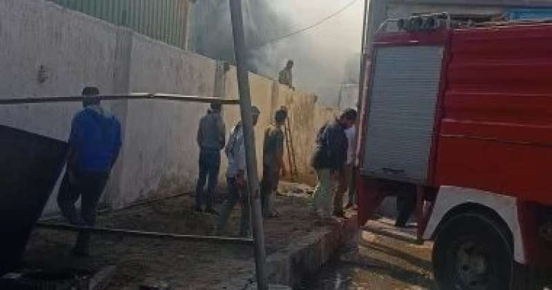 السيطرة على حريق بمصنع زيوت بالقنطرة شرق في الإسماعيلية