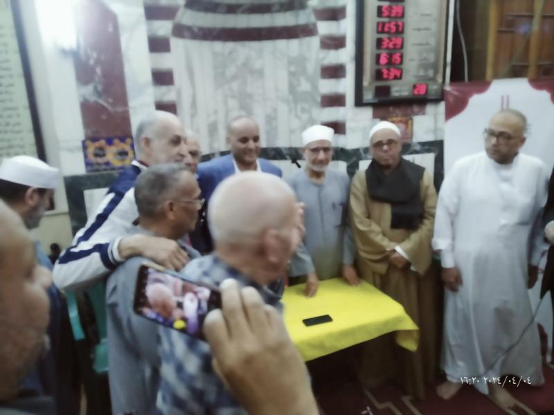دقيقة حداداً على أرواح شهداء غزة فى حفل تكريم حفظة القرآن الكريم بالشرابية