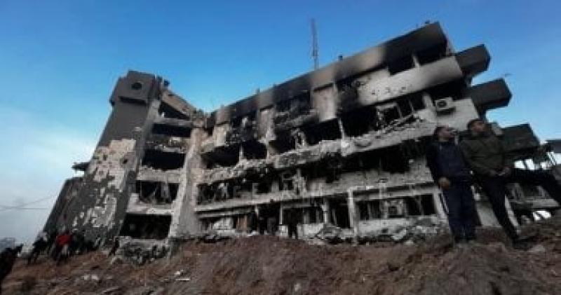 حرق المستشفيات فى غزة