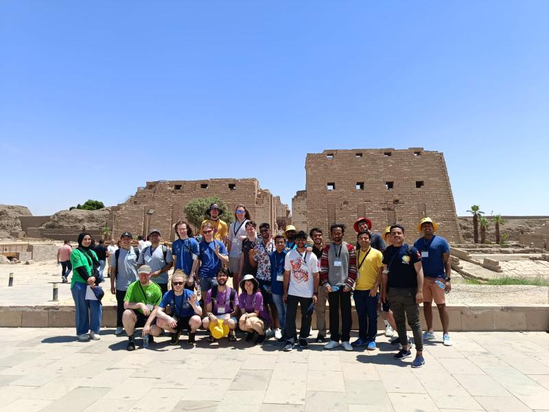 وزارة السياحة والآثار تنظم زيارة لمعبد الكرنك بالأقصر للمشاركين في المسابقة الدولية للبرمجة