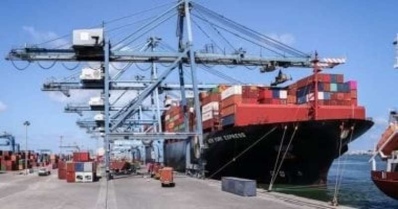 حركة الوارد من البضائع العامة بميناء دمياط تسجل 40 ألفا و607 أطنان
