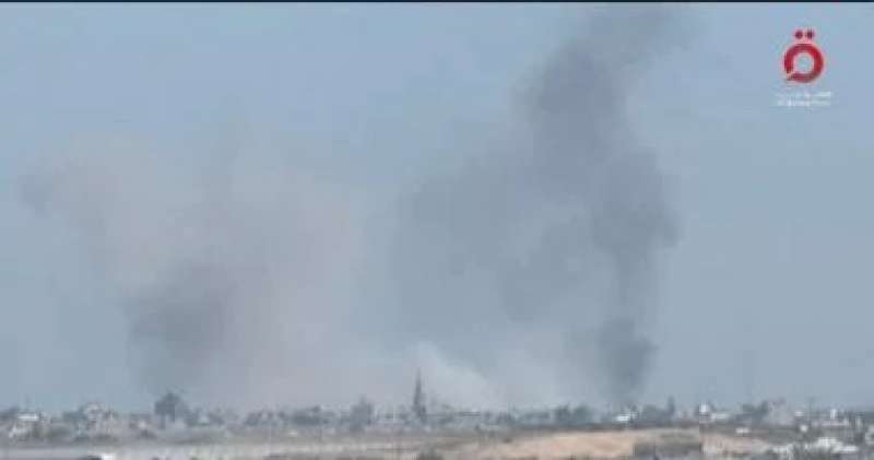 اندلاع حريق بسفينة تابعة للبحرية الأمريكية فى طريقها إلى غزة