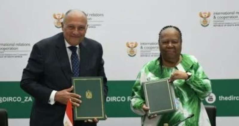 وزيرا خارجية مصر وجنوب أفريقيا يترأسان أعمال الدورة العاشرة للجنة المشتركة بين البلدين