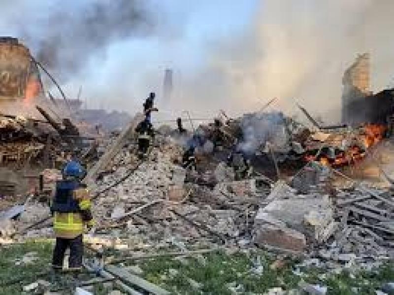 سماع دوى انفجارات في مدينة خاركيف الأوكرانية جراء القصف الروسى
