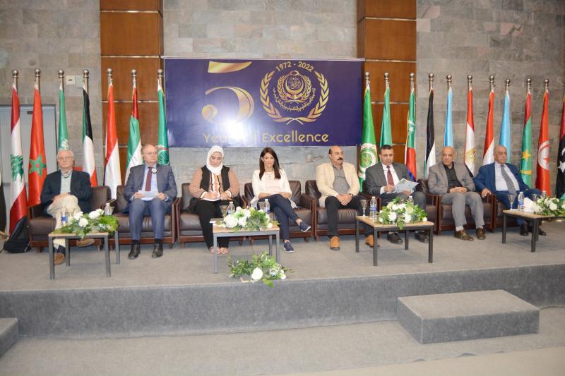 رئيس الأكاديمية العربية يشيد بالتعاون مع الإتحاد الأوربى والأمم المتحدة في تحقيق أهداف الأكاديمية