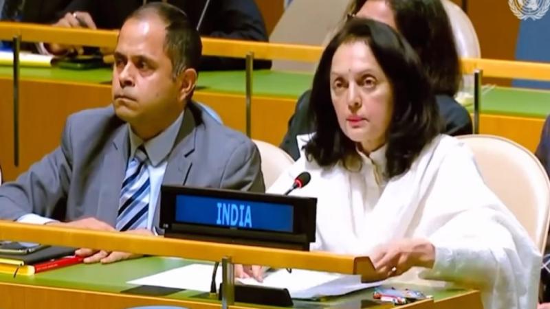 مندوبة الهند الدائمة لدى الأمم المتحدة السفيرة روتشيرا كامبوج