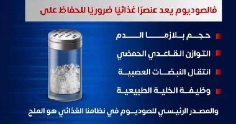 وزارة الصحة تكشف معلومات مهمة عن إضافة الملح للطعام.. اعرف التفاصيل