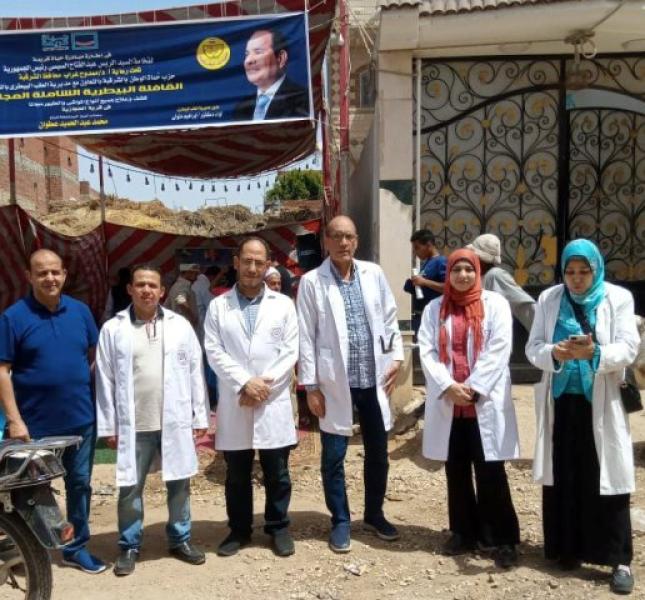 بيطرى الشرقية :قافلة طبية بيطرية بالحجازية مركز و مدينة الحسينية