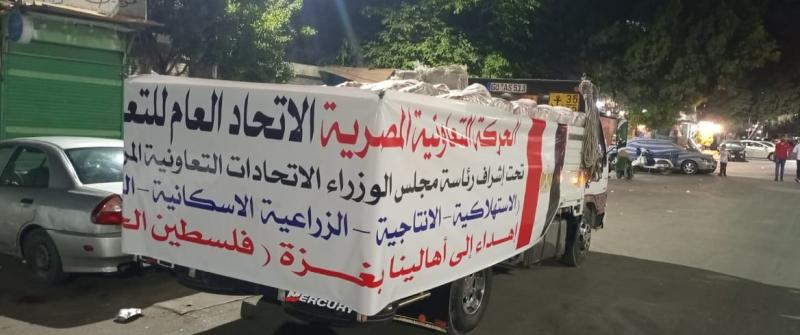 د. احمد عبد الظاهر : قافلة مساعدات غذائيه الي اشقائنا الفلسطنيين في غزه (صور)