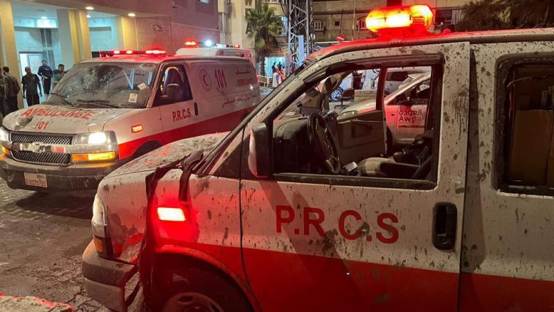 الهلال الأحمر الفلسطيني: استهداف ممنهج للمستشفيات العاملة بغزة