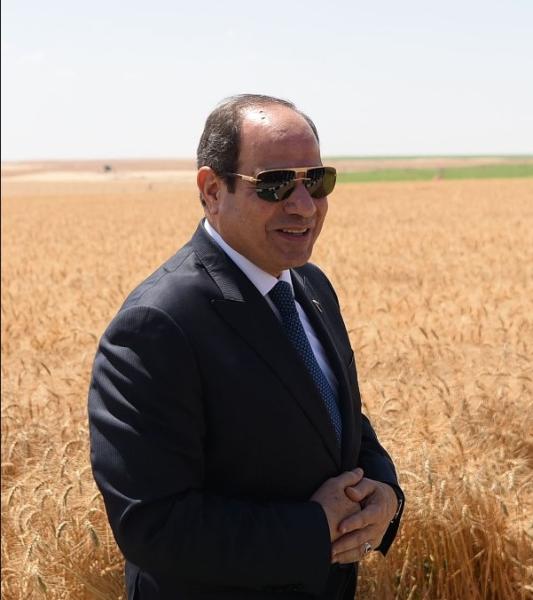 متحدث الرئاسة ينشر صور افتتاح الرئيس السيسي المرحلة الأولى من موسم حصاد مشروع ”مستقبل مصر للتنمية المستدامة”