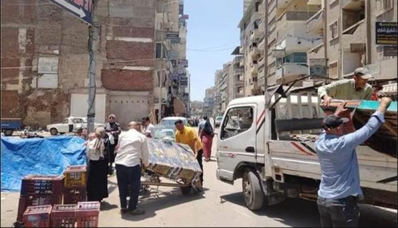 رفع 306 حالة إشغال في حملات بـ4 أحياء في الإسكندرية