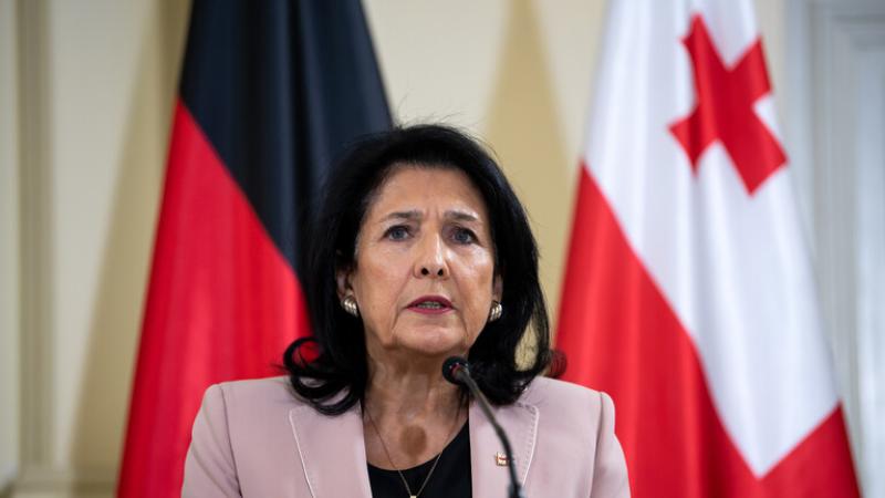 رئيسة جورجيا تستخدم حق النقض ضد مشروع قانون النفوذ الأجنبي